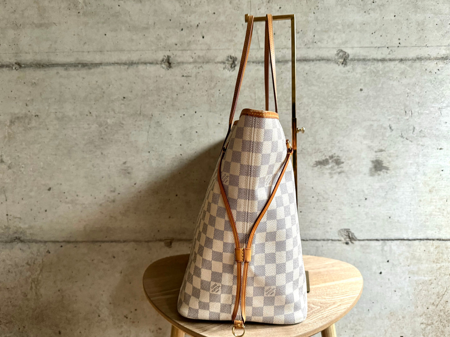 LOUIS VUITTON Damier Azur Neverfull GM