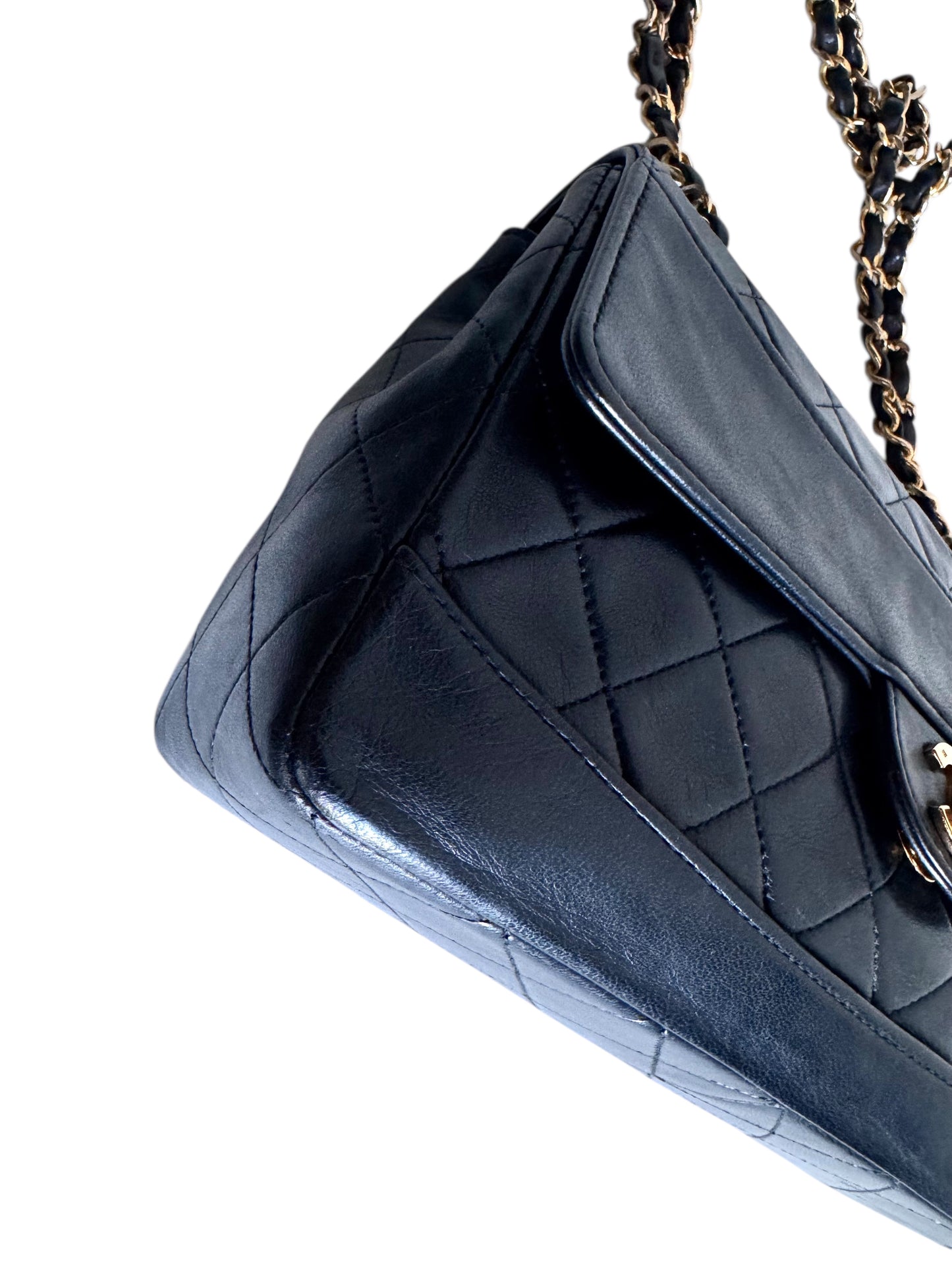 Chanel Quilted Flap Bag With Pouch