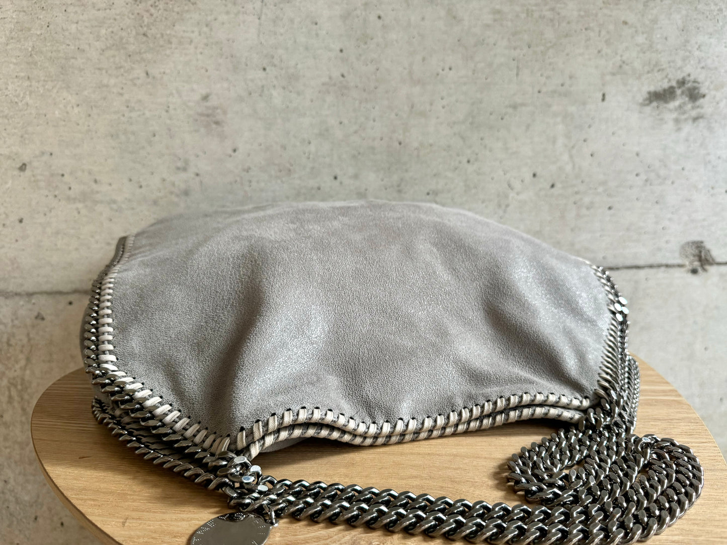 STELLA MCCARTNEY Shaggy Deer Falabella Fold Over Tote