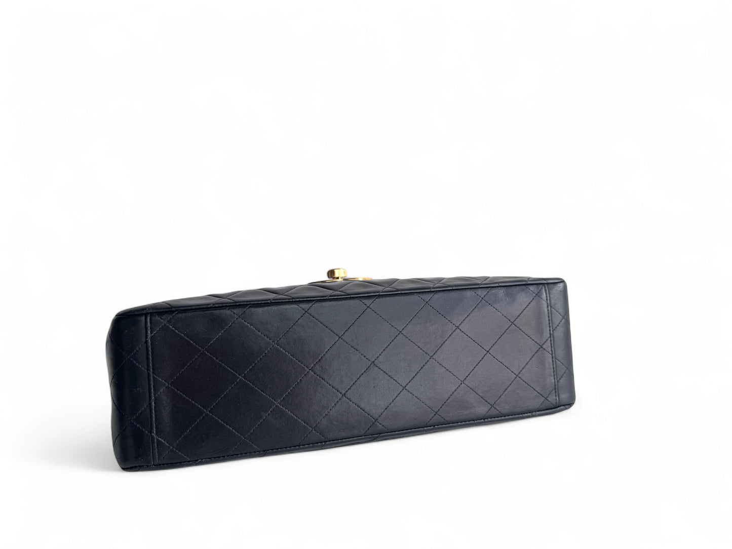 CHANEL Lambskin Quilted XL Jumbo Single Flap