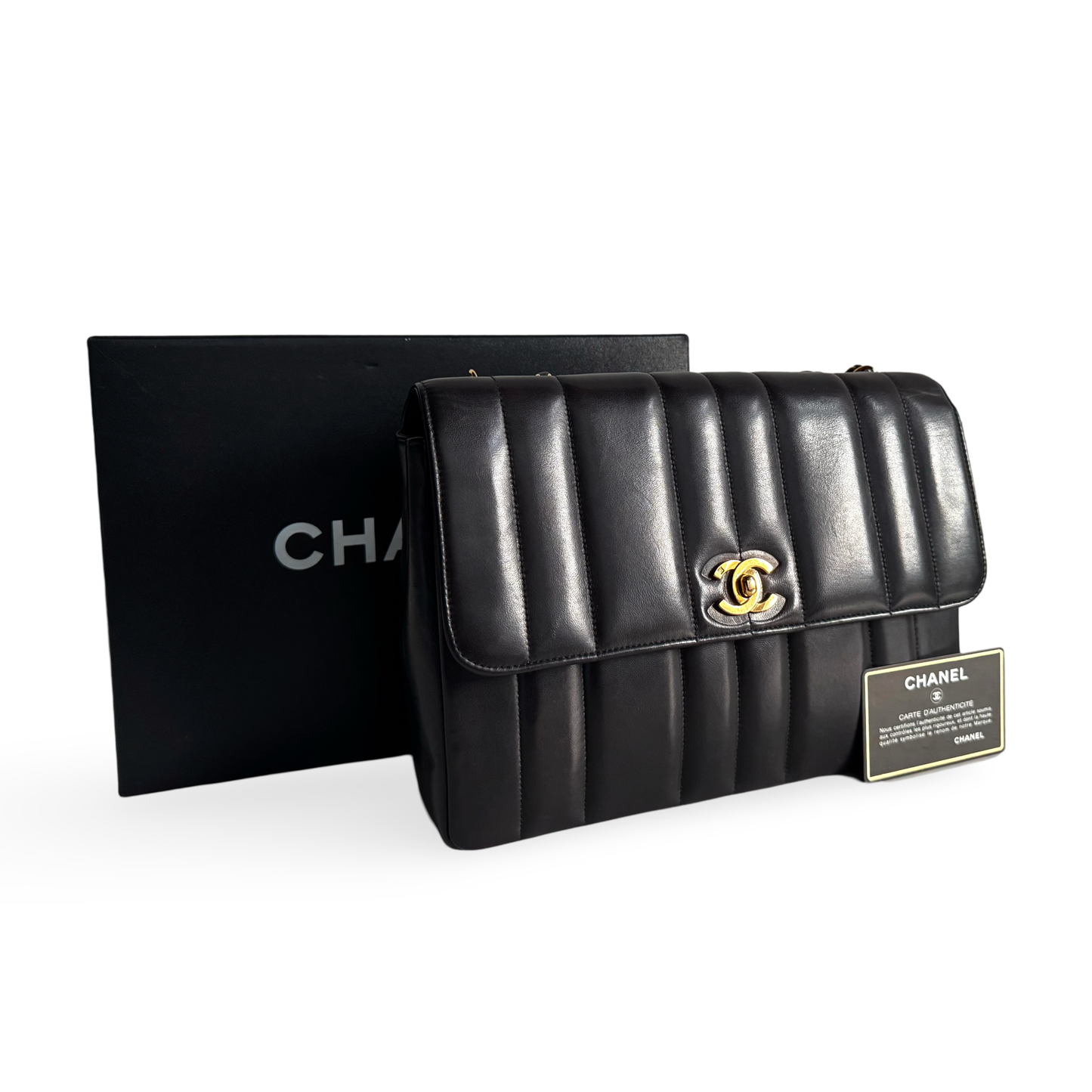 CHANEL Mademoiselle Lambskin Flap Bag