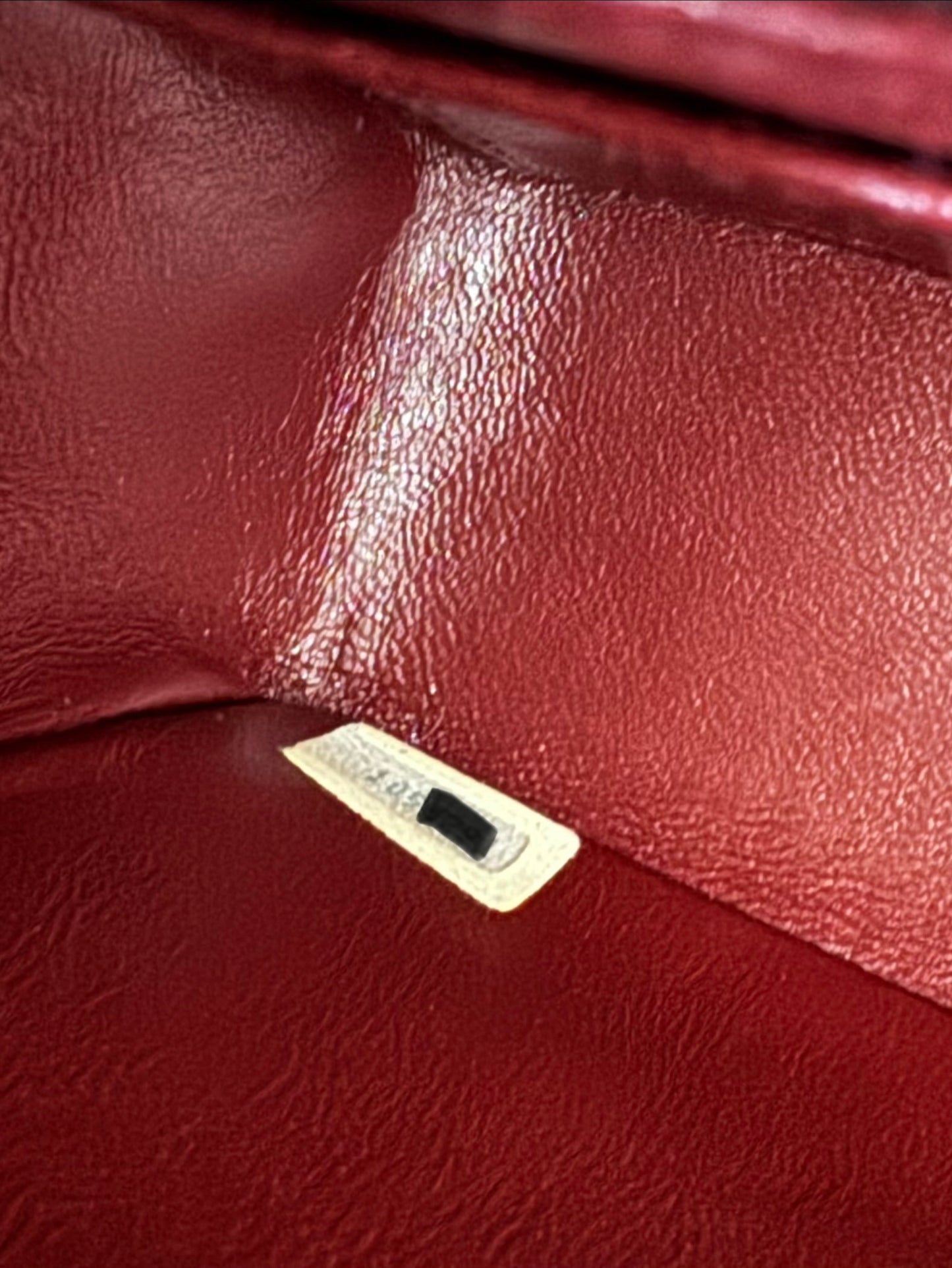 CHANEL Lambskin Mini Flap Chain Handle Bag