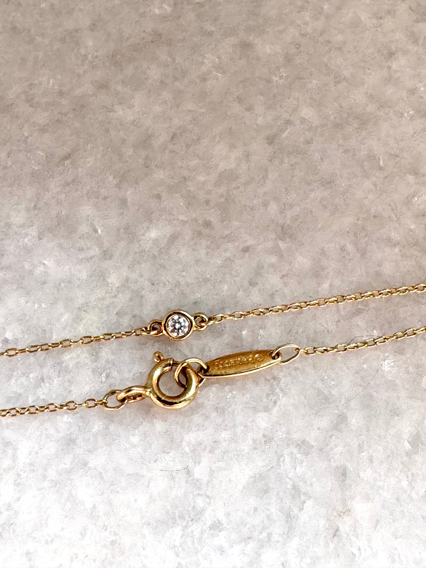 TIFFANY & CO. 18K Yellow Gold Elsa Peretti Diamonds Bracelet
