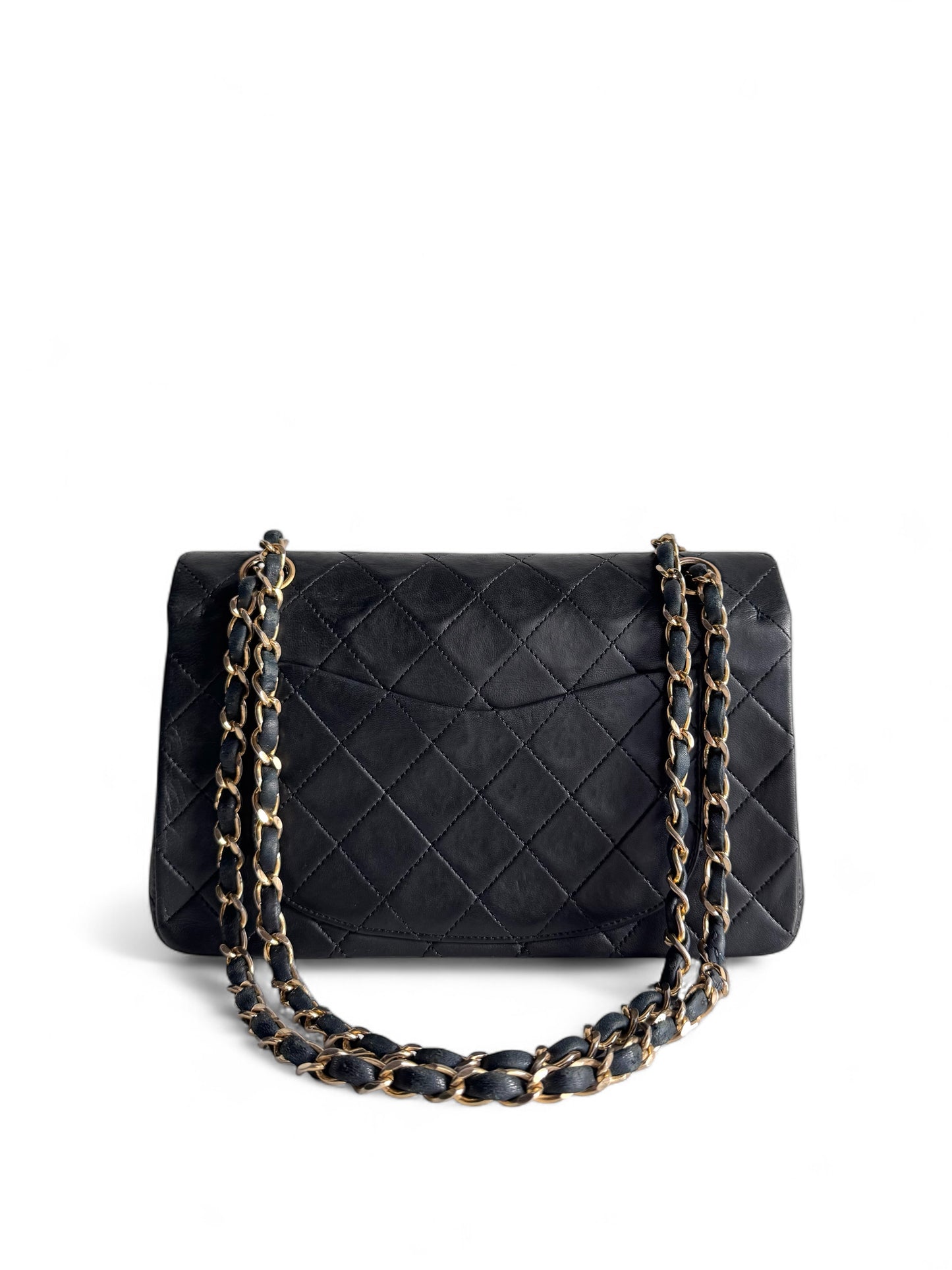 CHANEL Lambskin Timeless Classic Double Flap Bag