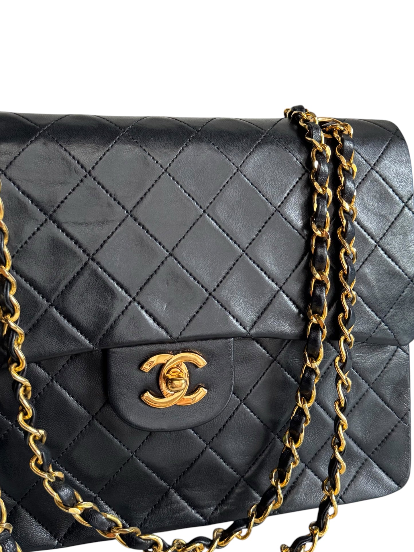 CHANEL Medium Tall Classic Lambskin Double Flap