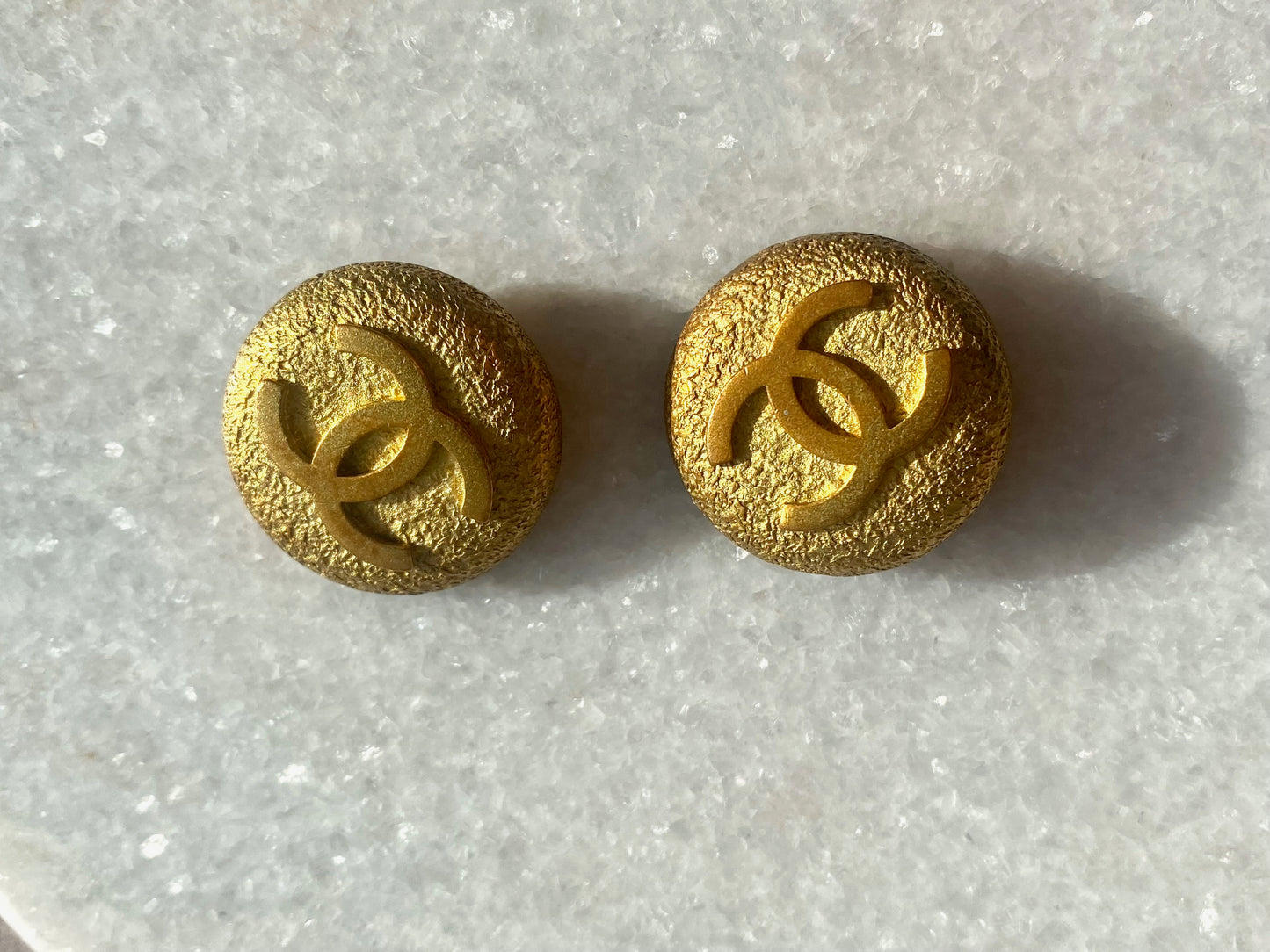 CHANEL Vintage CC Clip-On Earrings
