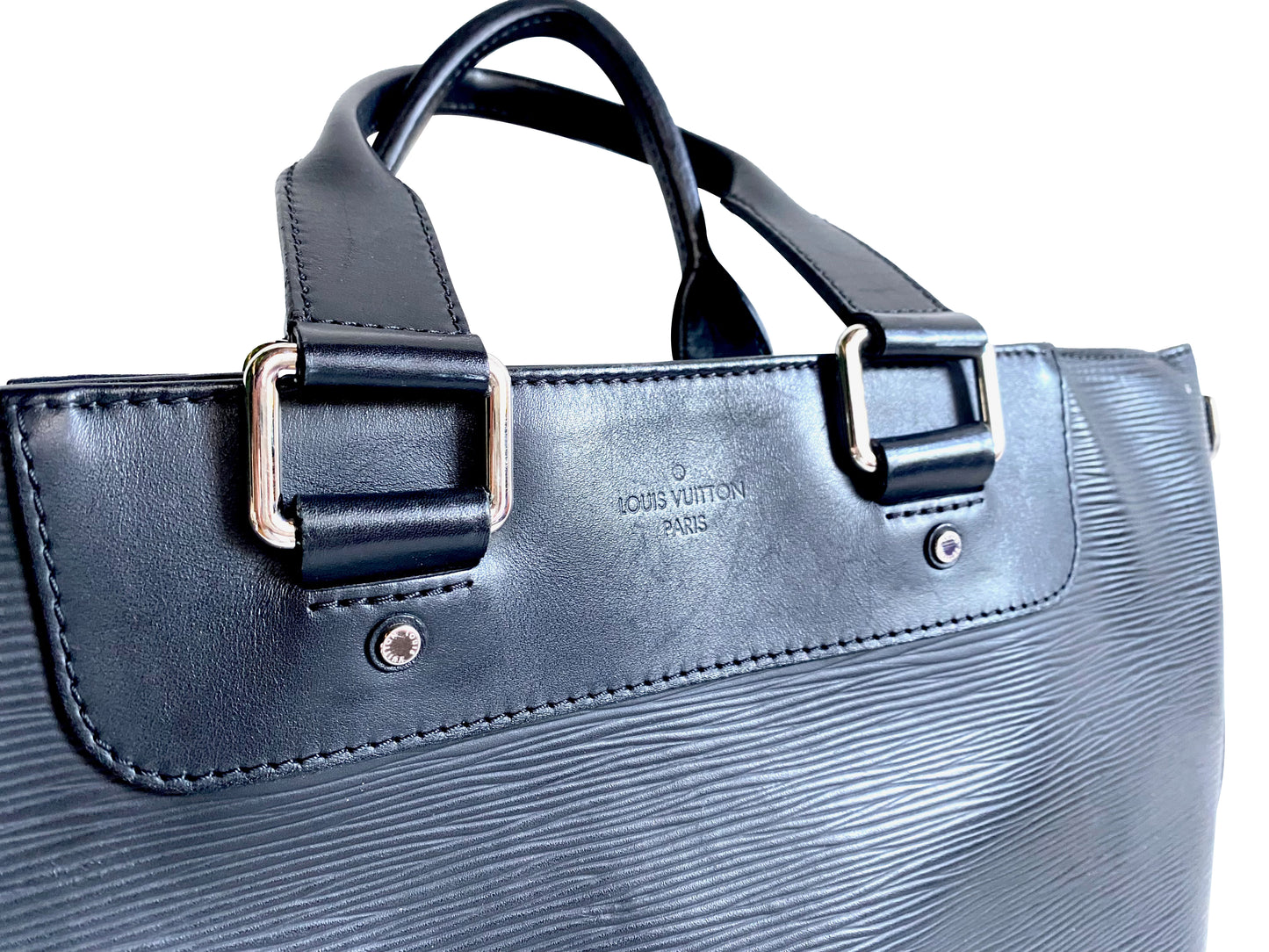 LOUIS VUITTON Cabas Sac Jour Black Epi