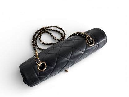 CHANEL Small Lambskin Quilted Diana Flap
