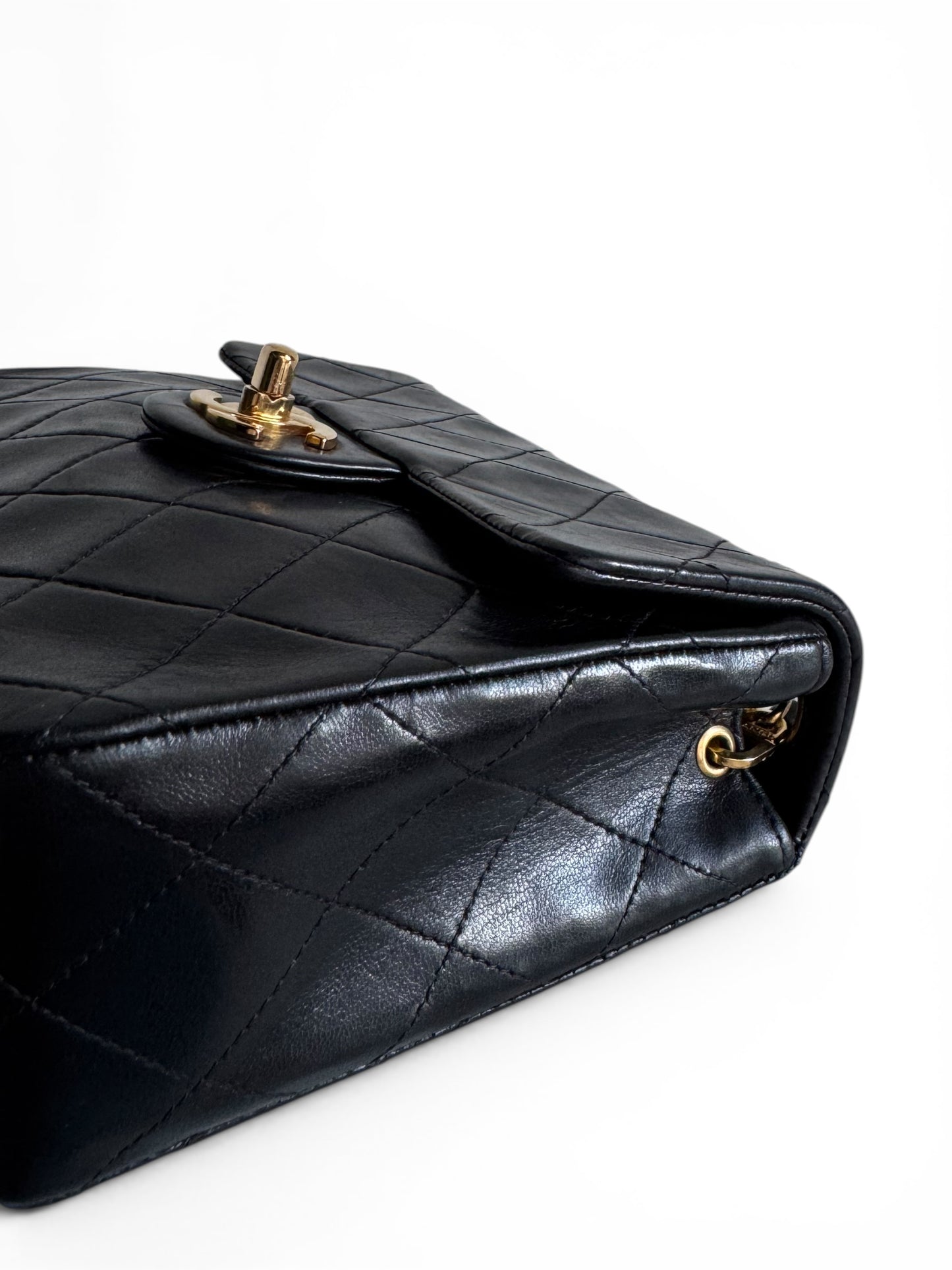CHANEL Lambskin Quilted Mini Flap Bag
