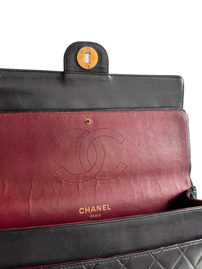 CHANEL Lambskin Medium Mademoiselle Double Flap