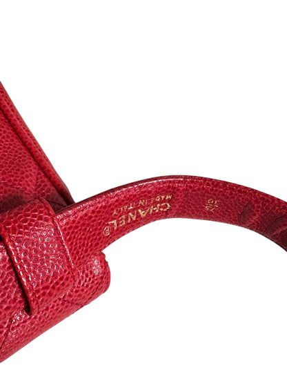 CHANEL Caviar Quilted Flap Waist Belt Bag