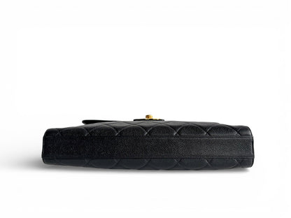 CHANEL Caviar Quilted Briefcase Laptop Bag