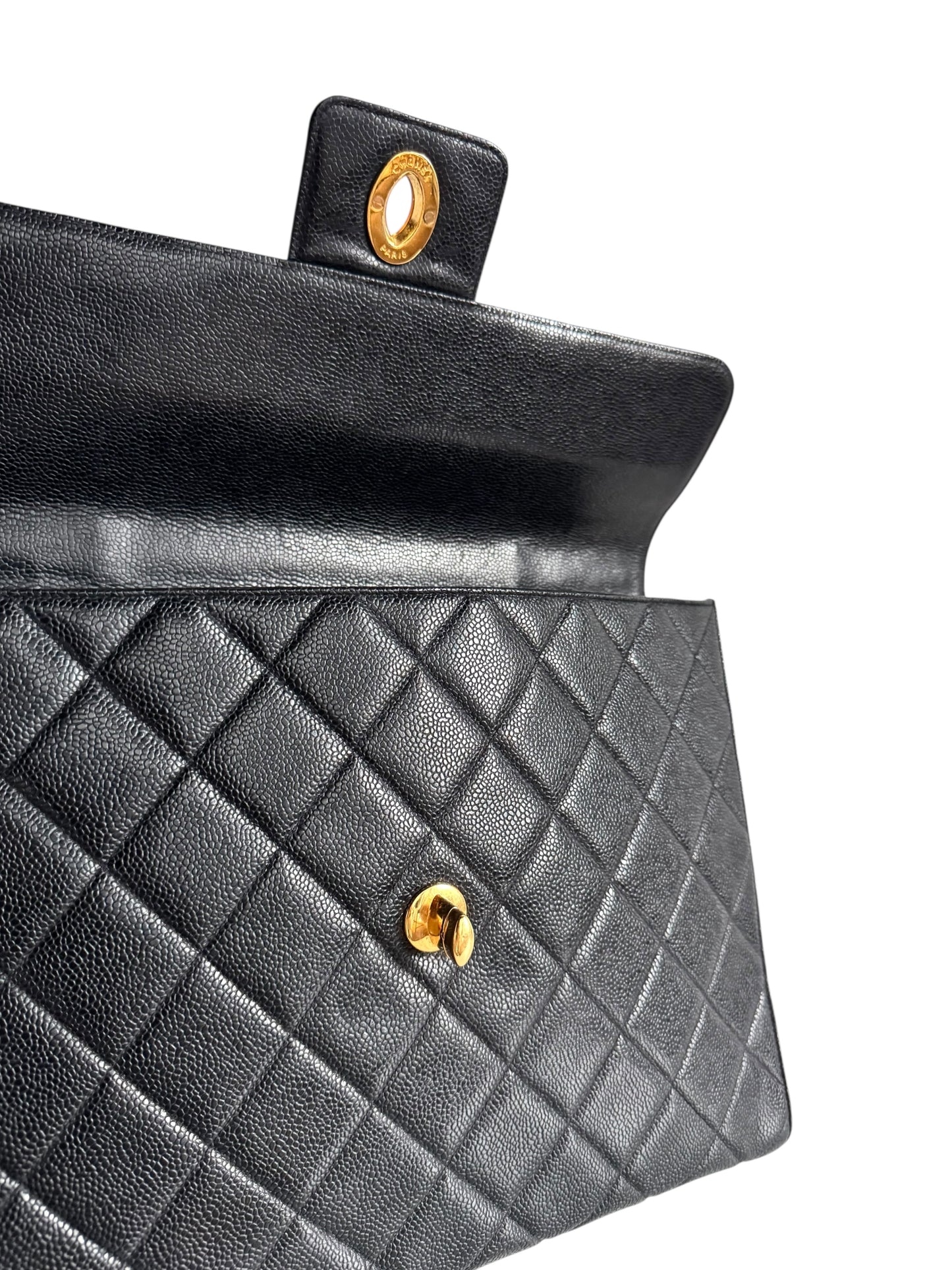 CHANEL Caviar Quilted Briefcase Laptop Bag