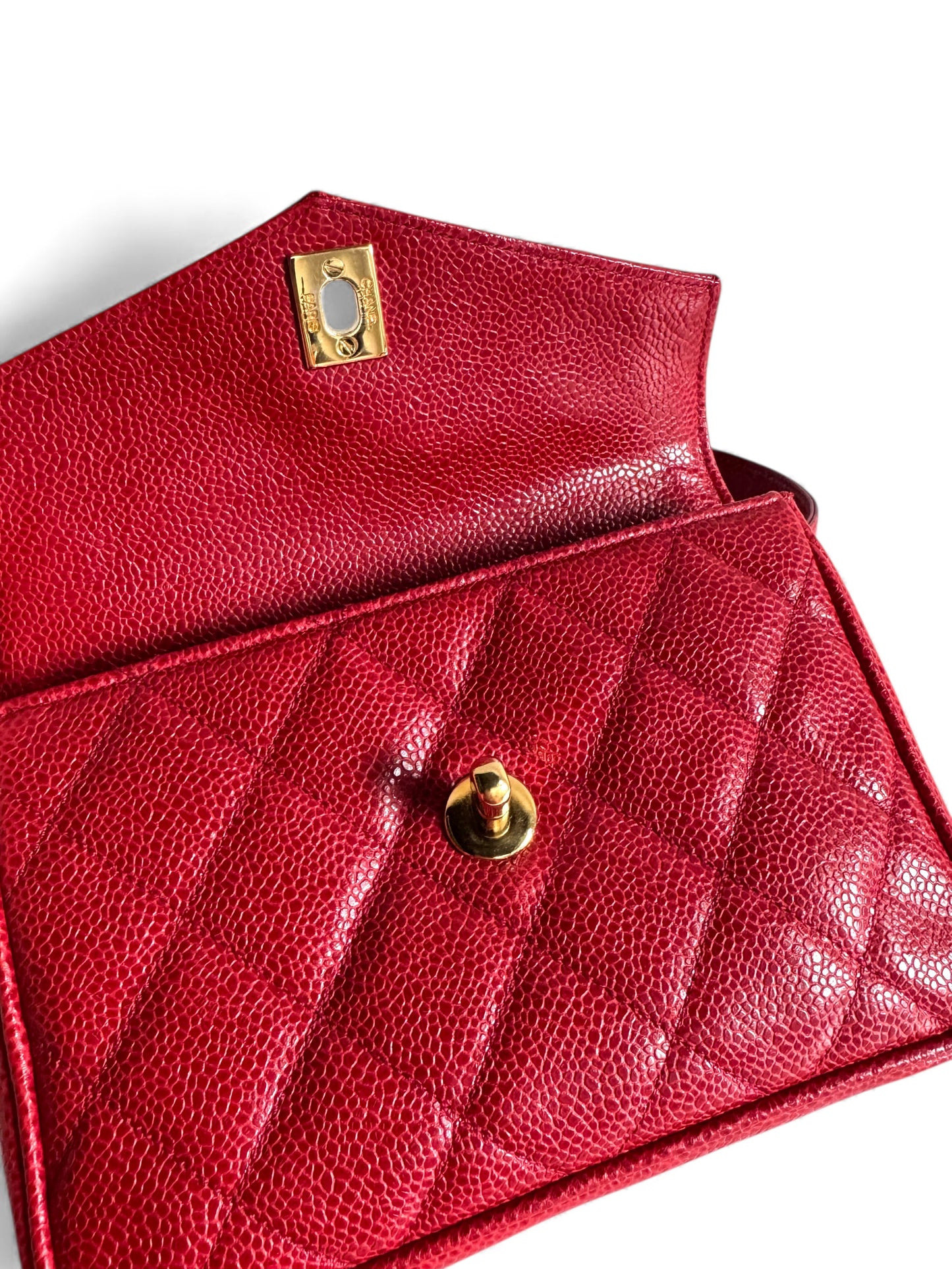 CHANEL Caviar Quilted Flap Waist Belt Bag