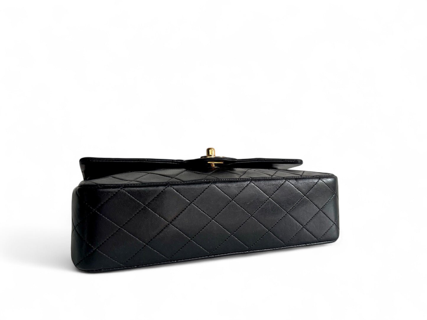 CHANEL Matelasse Double Flap Bag Black