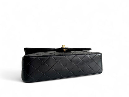 CHANEL Matelasse Double Flap Bag Black