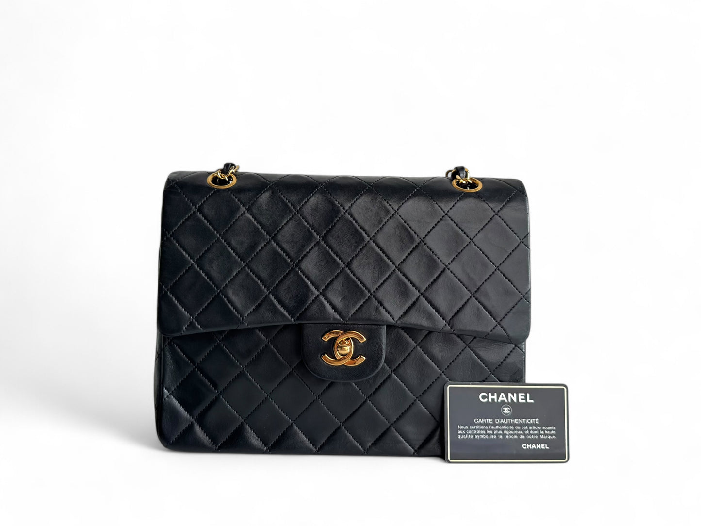 CHANEL Medium Tall Classic Lambskin Double Flap