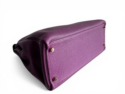 HERMES Kelly 35 Clemence Anemone