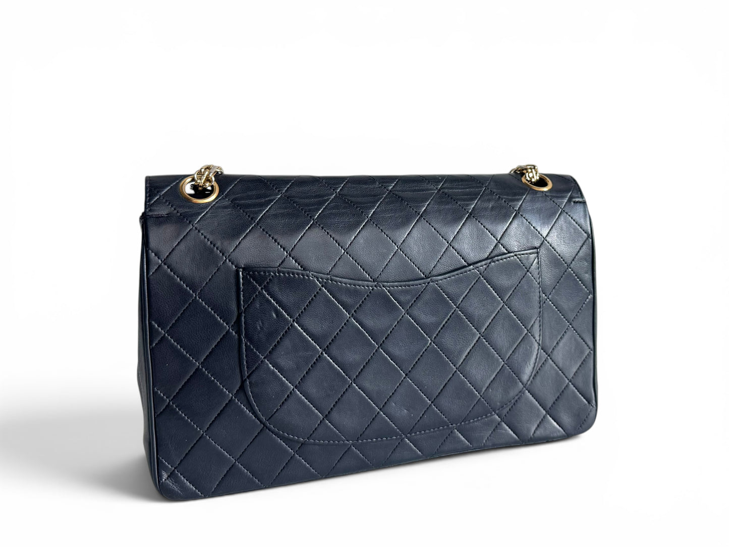 CHANEL Lambskin Medium Mademoiselle Double Flap