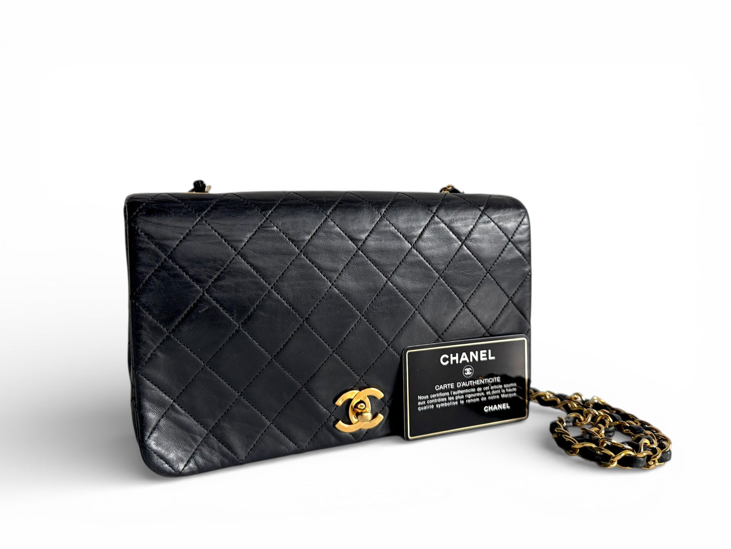 CHANEL Lambskin Vintage Single Flap Bag