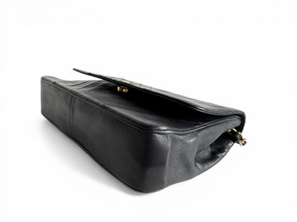 CHANEL Lambskin Chevron Flap Chain Shoulder Bag