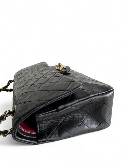 CHANEL Matelasse Double Flap Bag Black