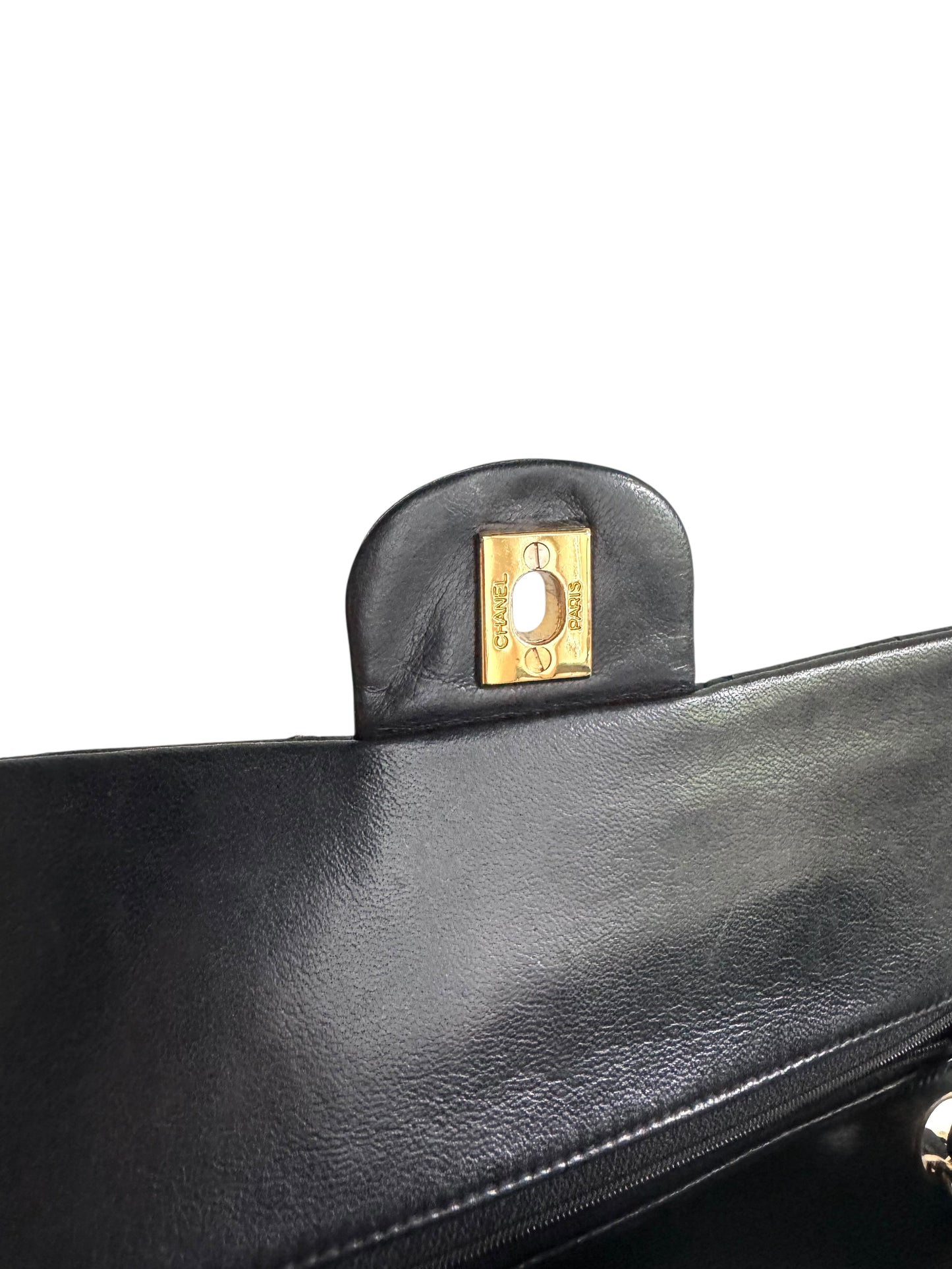 CHANEL Matelasse Double Flap Bag Black