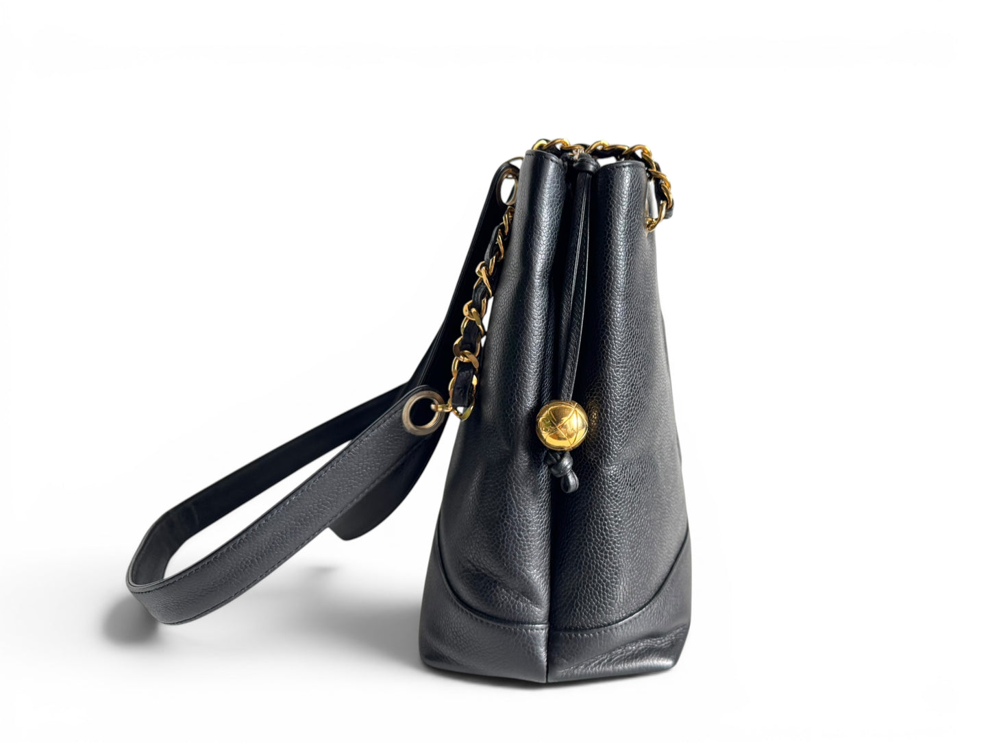 CHANEL Caviar CC Shoulder Bag