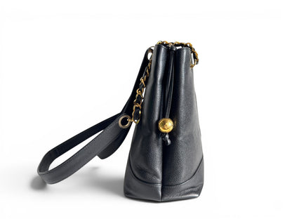 CHANEL Caviar CC Shoulder Bag