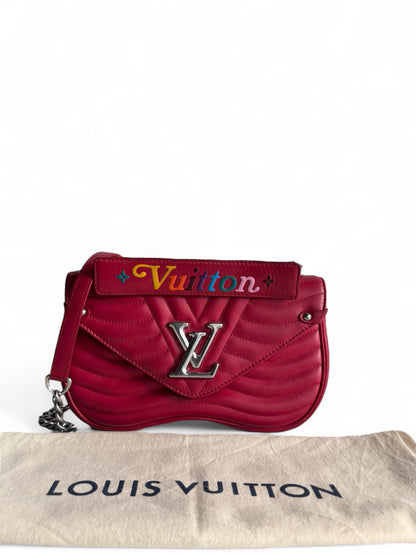 LOUIS VUITTON Calfskin New Wave Chain MM