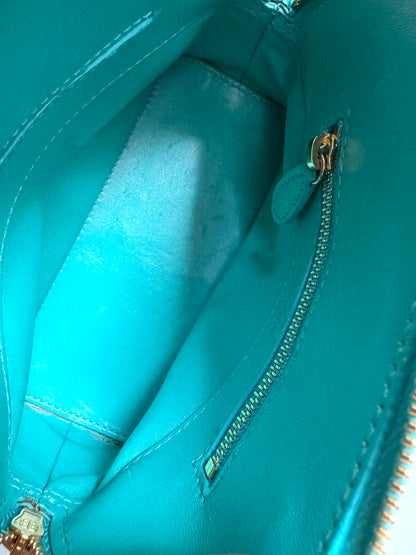 BALENCIAGA Python Ville XXS Top Handle Bag