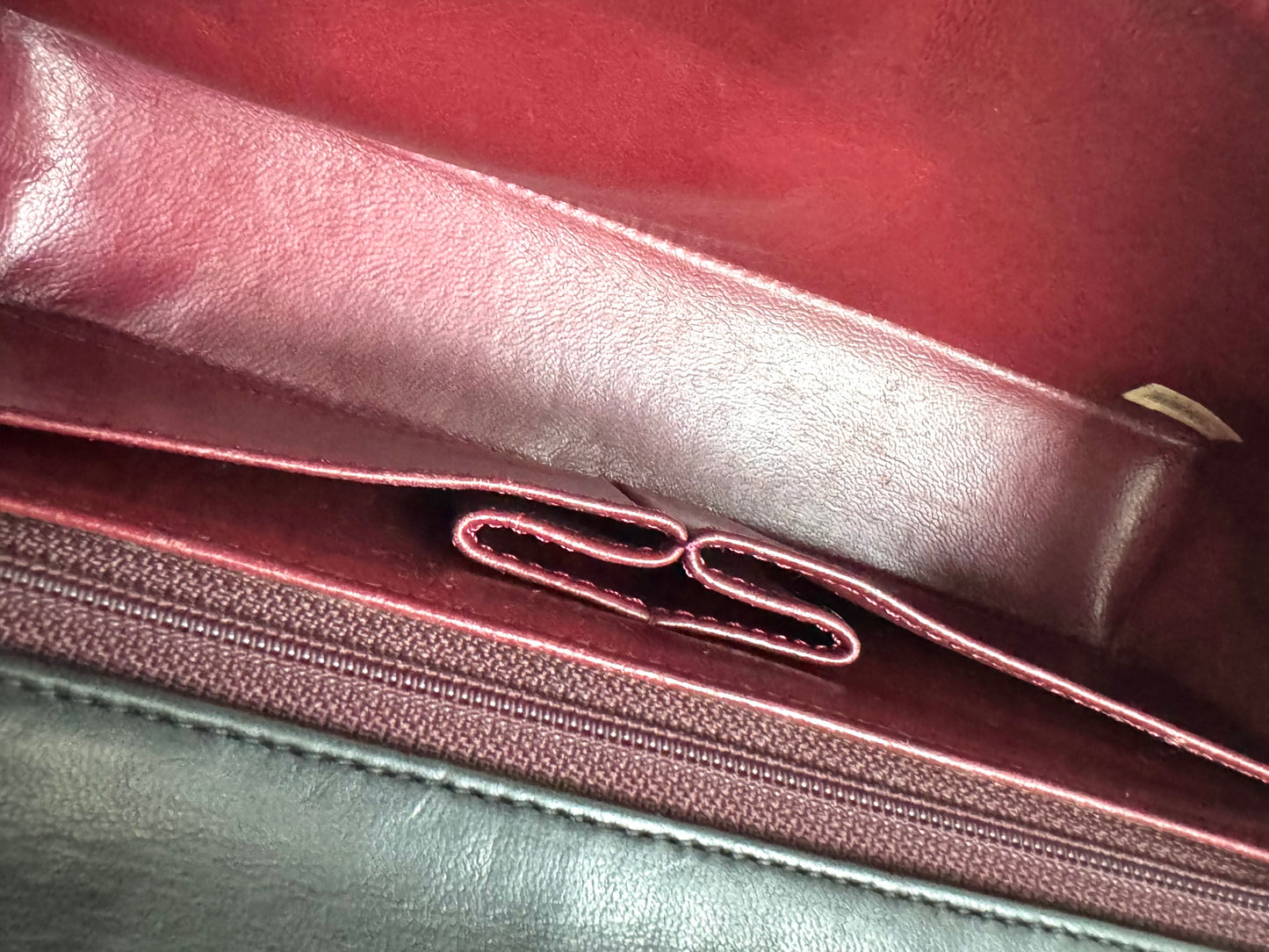 Chanel Lambskin Matelasse Flap Chain Handle Bag
