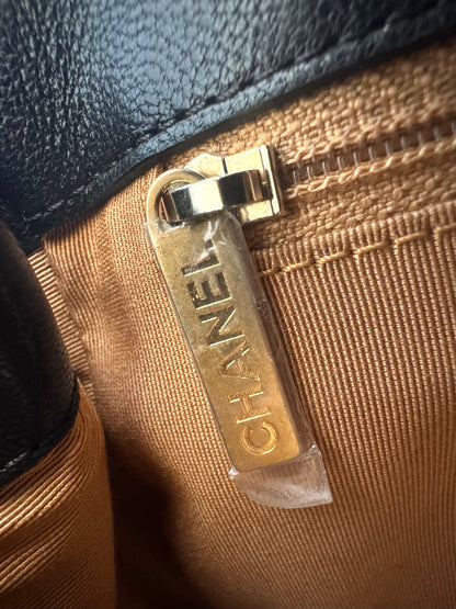 CHANEL Calfskin Curve Flap Bag