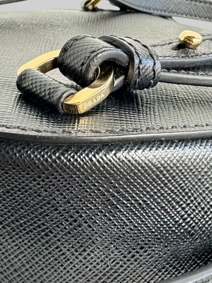 PRADA Saffiano Lux Mini Odette Backpack