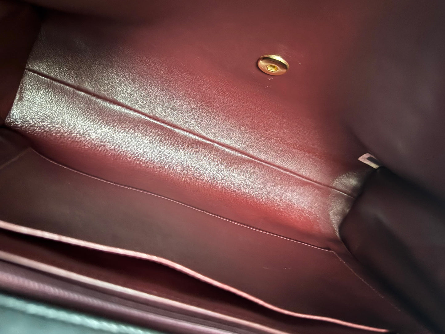 CHANEL Lambskin Black Flap Bag