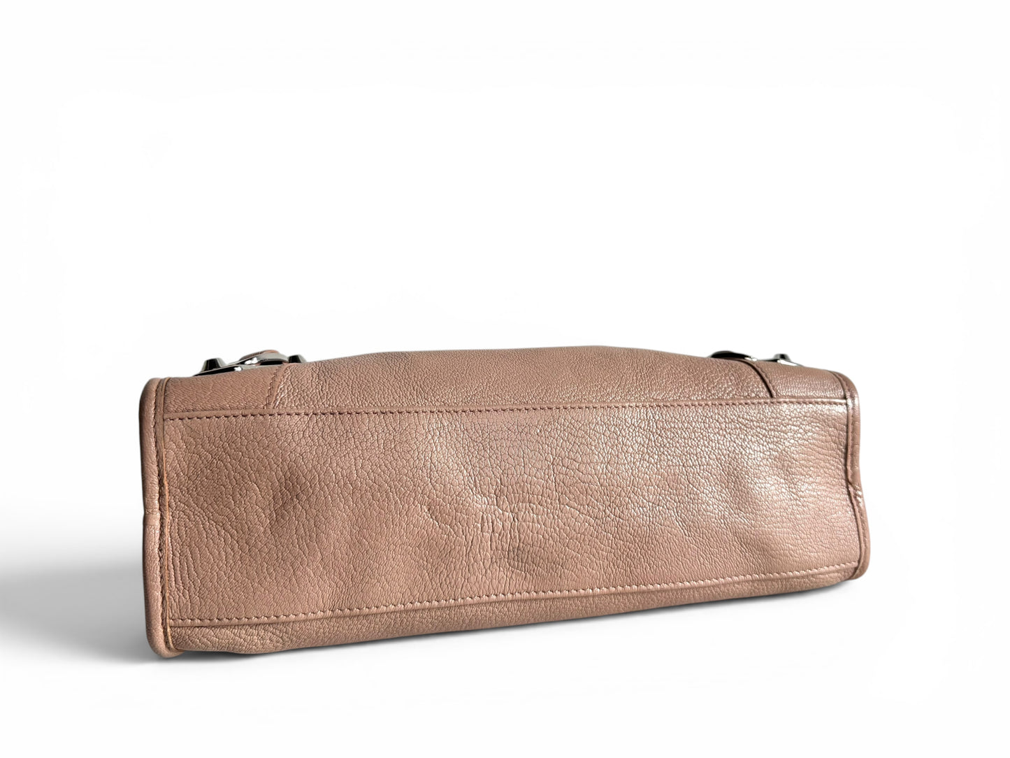 BALENCIAGA Chevre Gold Metallic Edge Hardware Bag