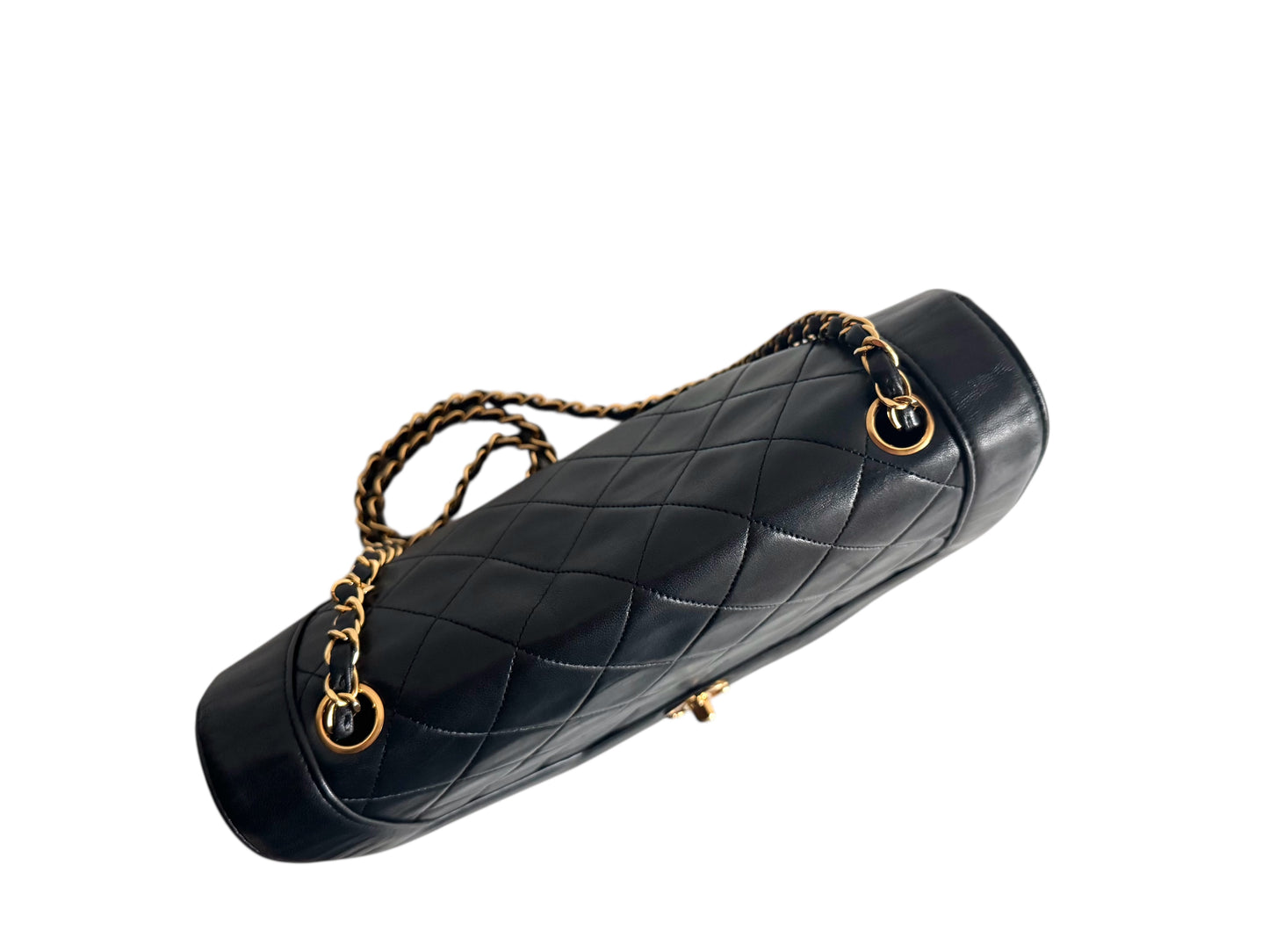 CHANEL Lambskin Black Flap Bag