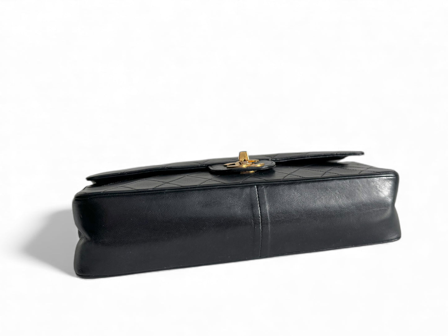 CHANEL Lambskin Medium Mademoiselle Double Flap