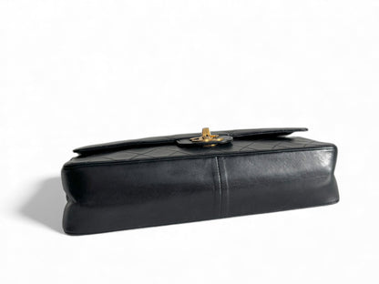 CHANEL Lambskin Medium Mademoiselle Double Flap