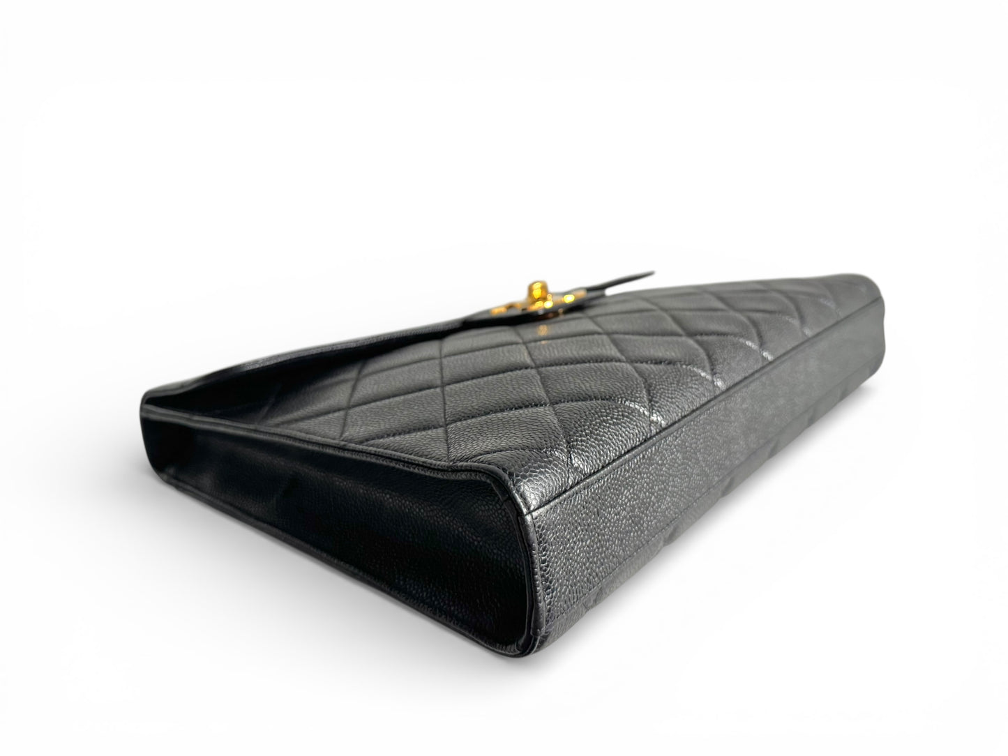 CHANEL Caviar Quilted Briefcase Laptop Bag