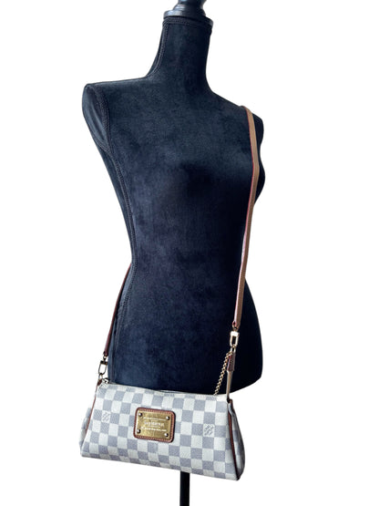 LOUIS VUITTON Damier Azur Eva Clutch