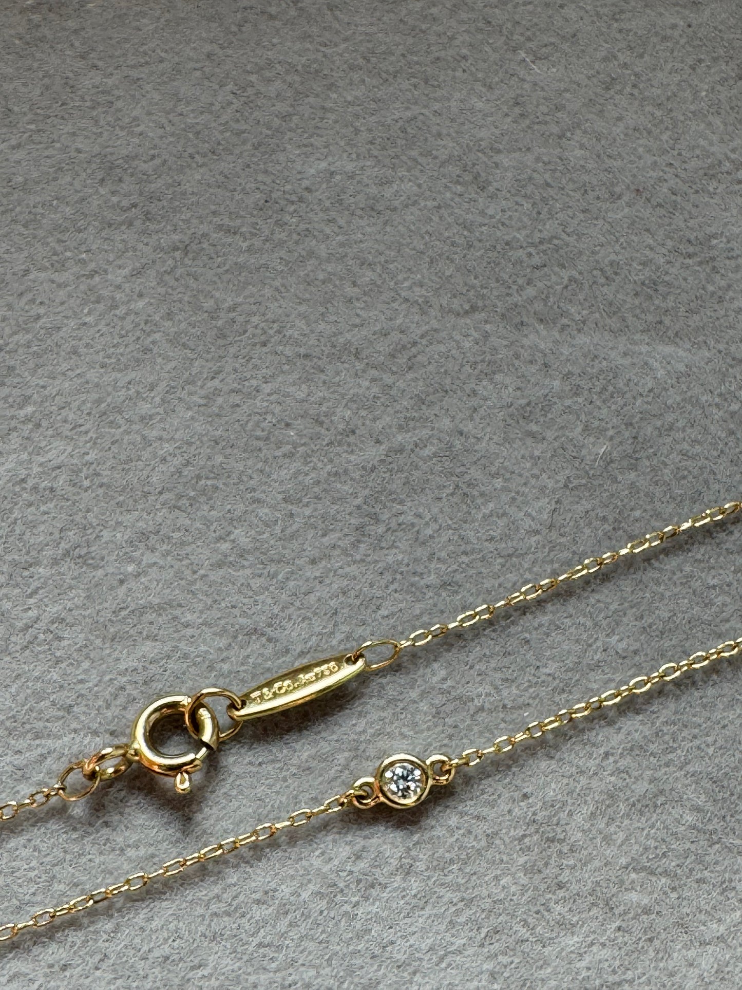 TIFFANY & CO. 18K Yellow Gold Elsa Peretti Diamonds Bracelet