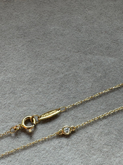 TIFFANY & CO. 18K Yellow Gold Elsa Peretti Diamonds Bracelet