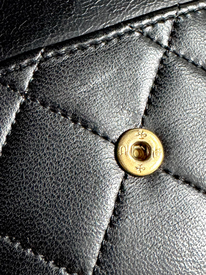 CHANEL Lambskin Medium Mademoiselle Double Flap