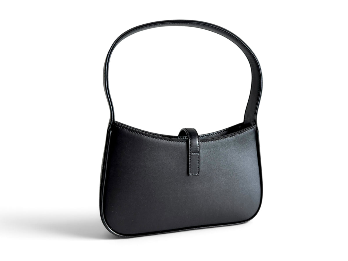 SAINT LAURENT Smooth Calfskin Le 5 A 7 Mini Hobo Bag