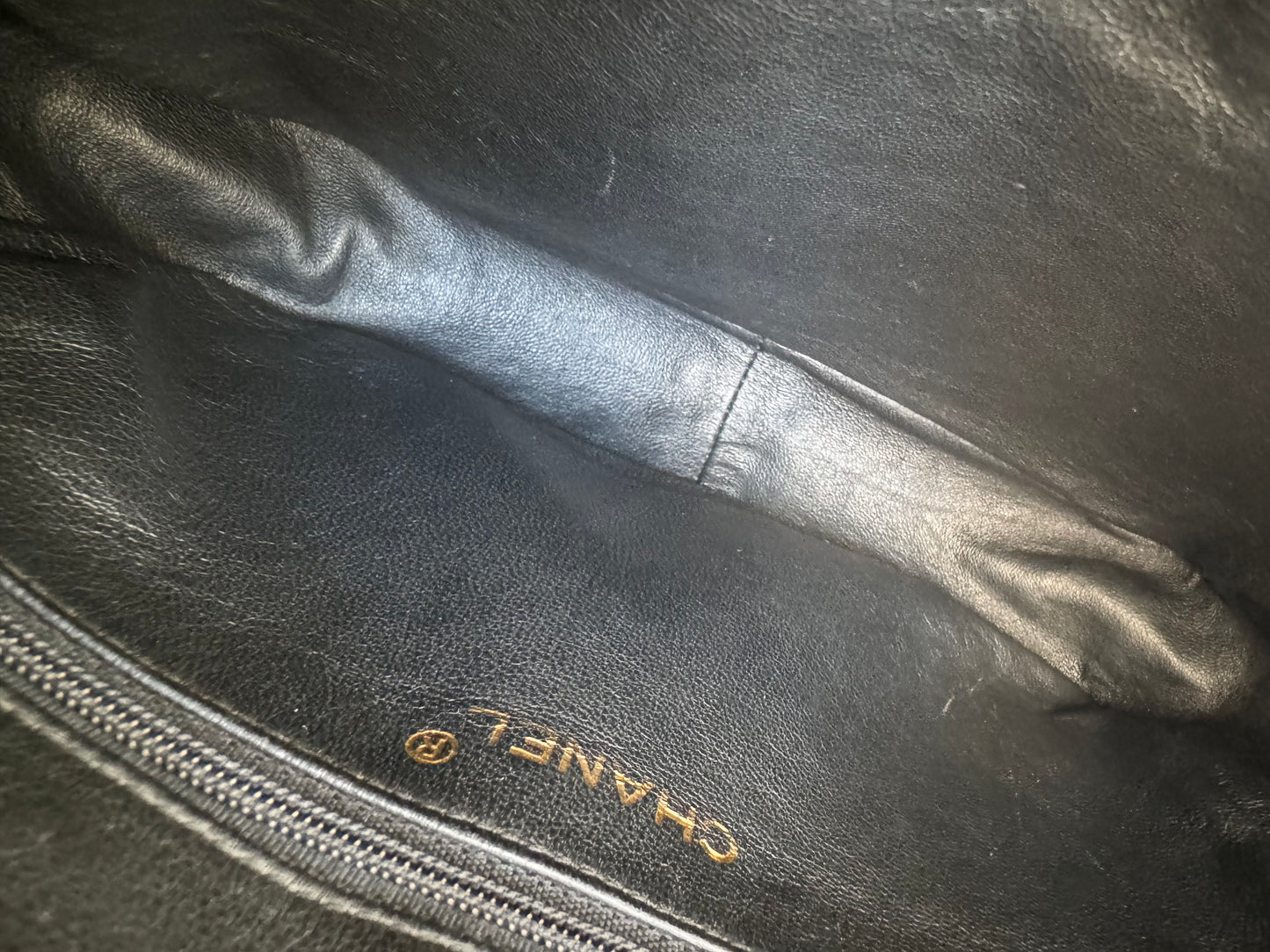 Chanel Black Lambskin CC Tassel Camera Bag