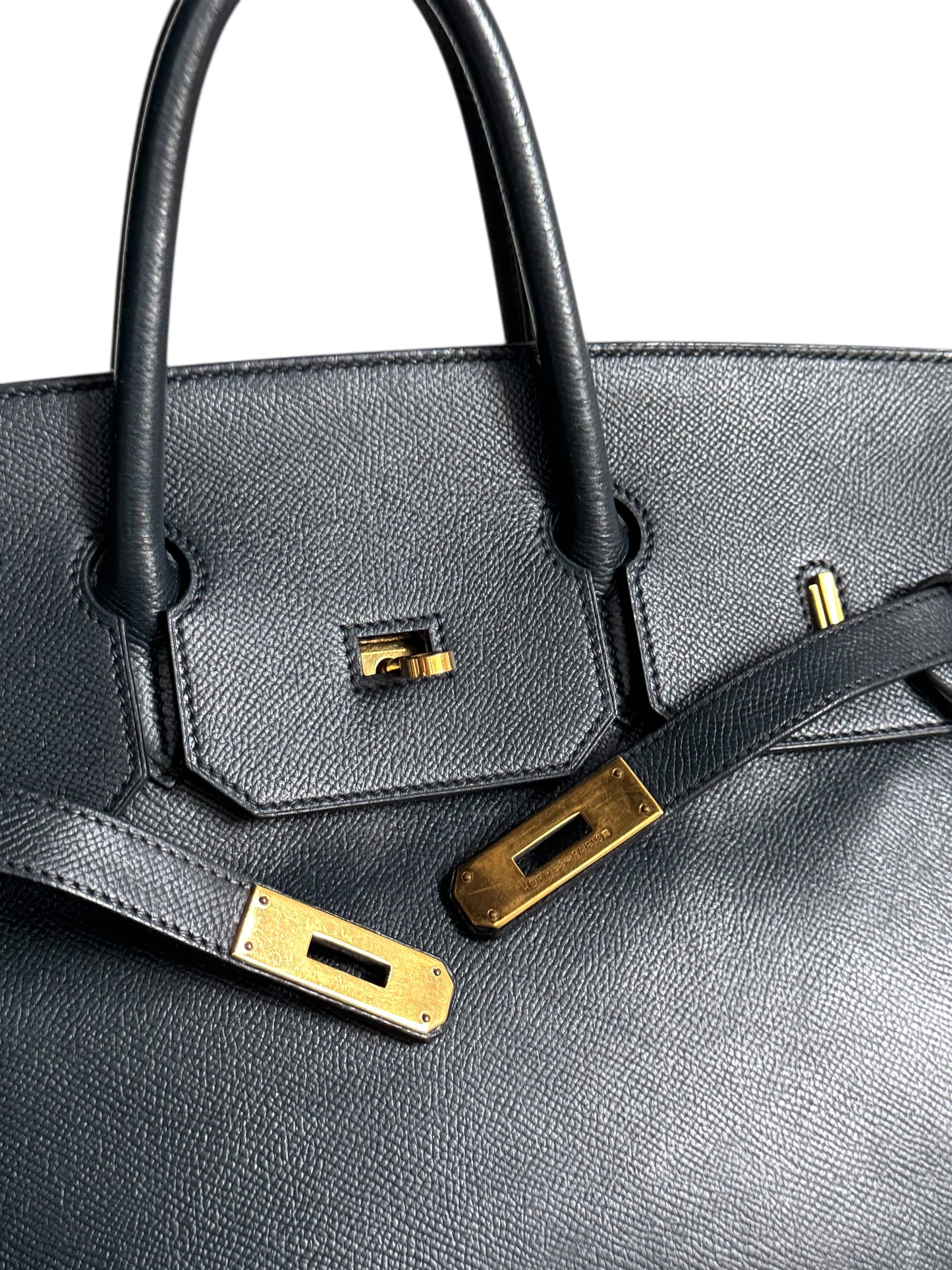 Hermès HAC Haut à Courroies 36 Courchevel Gold Hardware