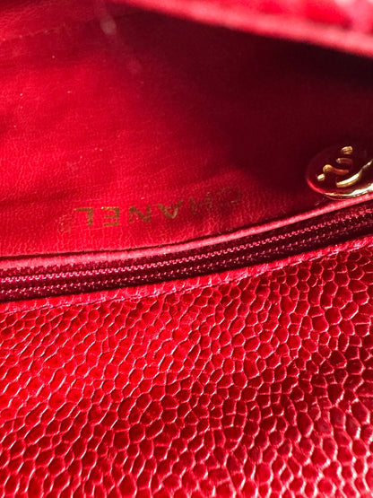 CHANEL Caviar Quilted Flap Waist Belt Bag