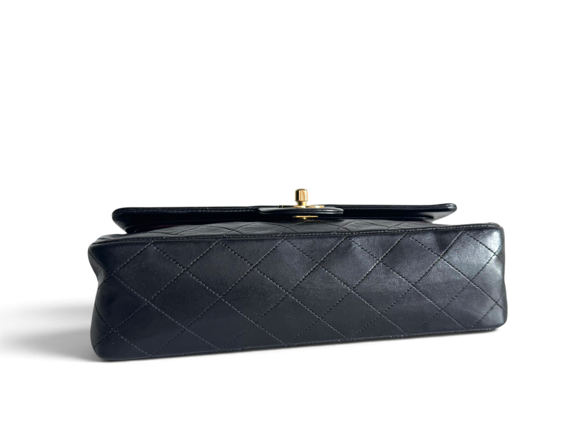 CHANEL Lambskin Quilted Medium Double Flap