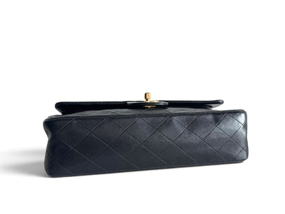 CHANEL Lambskin Quilted Medium Double Flap